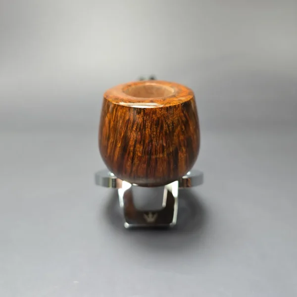 C-Pipe Smooth Apple w/ Bamboo & Boxwood Handmade Briar Pipe, New - Image 3