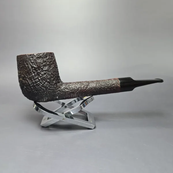 Ashton 1987 Pebble Grain LX Sandblasted Lovat Estate Briar Pipe, English Estates - Image 3