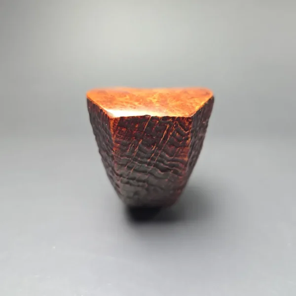 Mastro de Paja 1B Sandblasted Panel Dublin Estate Briar Pipe, Unsmoked - Image 3