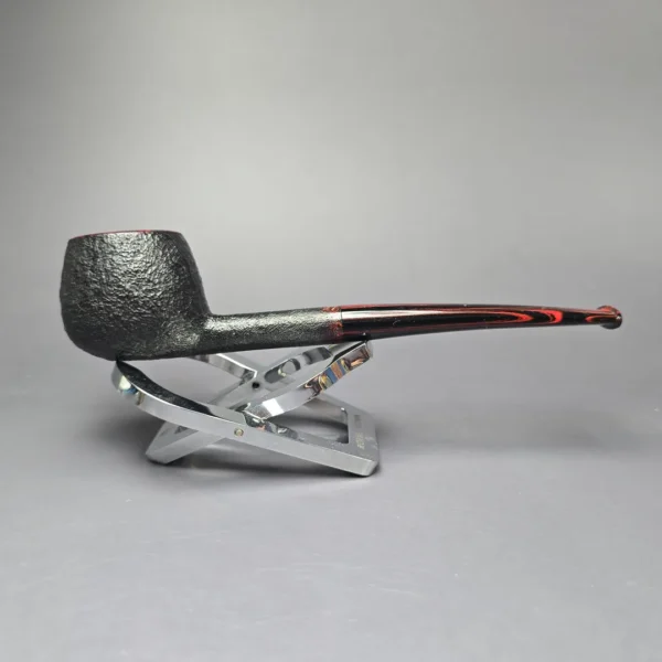 Herriot Pipes Partially Sandblasted Prince Handmade Briar Pipe, New - Image 3