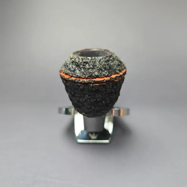 Herriot Pipes Rusticated Rhodesian Nosewarmer Handmade Briar Pipe, New - Image 3