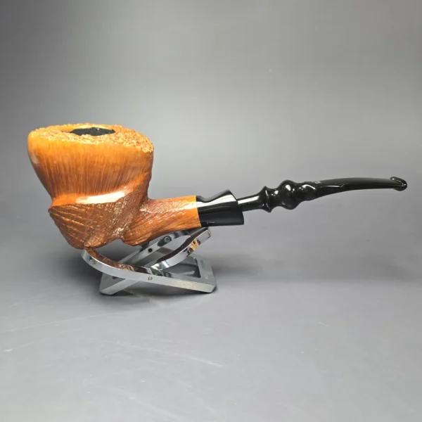 Preben Holm Delight XL Partially Sandblasted Freehand Estate Briar Pipe, Unsmoked - Image 3