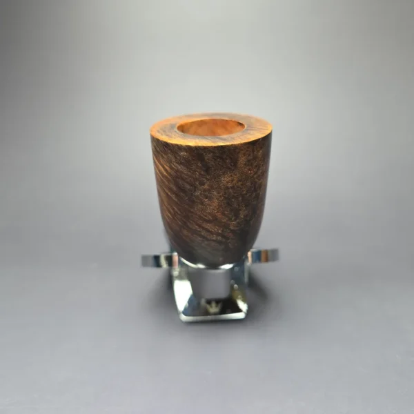 Volkan Grade 7 Smooth Golden Contrast Dublin Estate Briar Pipe, Unsmoked, 9mm - Image 3
