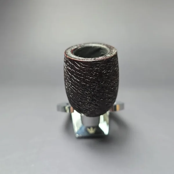 Sasieni 1946-50 Four Dot Amesbury Patent Rusticated Lumberman Estate Briar Pipe, English Estates - Image 3