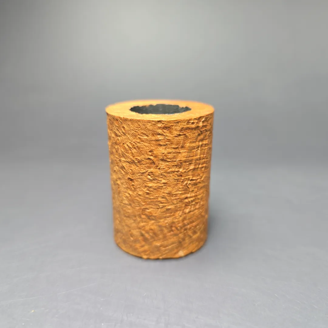 Pipe Tristan Tan Sandblasted Poker w/ Durat Handmade Briar Pipe, New - Image 3