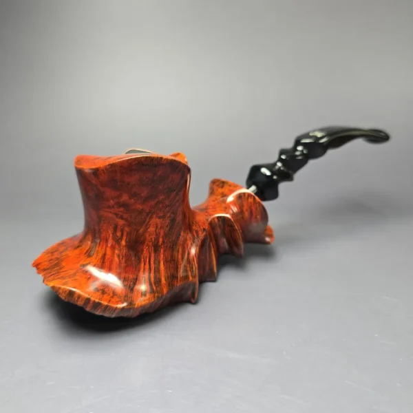 Preben Holm Hallmark H-2 XL Smooth Freehand Estate Briar Pipe, Unsmoked - Image 3