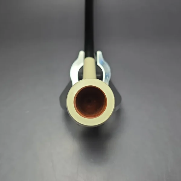 Kaywoodie c.1950s White Briar Prototype 26 Smooth Churchwarden Estate Briar Pipe, Unsmoked - Image 3