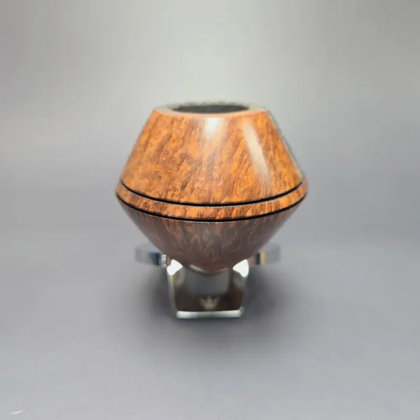 Bjarne XL Partially Rusticated Bulldog Estate Briar Pipe, Danish Estates - Image 3