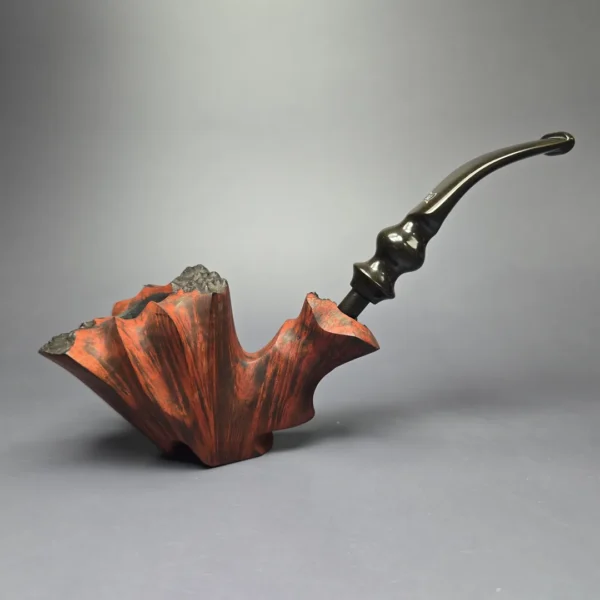 Preben Holm Fancy Matt (C5) XL Smooth Freehand Sitter Estate Briar Pipe, Unsmoked - Image 4