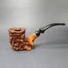 Micoli (Robert Burns) Rusticated Freehand Sitter Estate Briar Pipe, Unsmoked - Image 4
