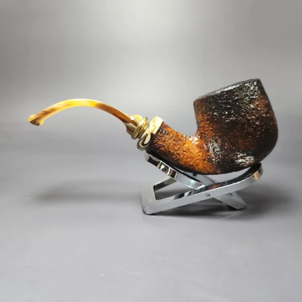Neerup Structure Contrast Sandblasted Pot Estate Briar Pipe, Unsmoked - Image 4