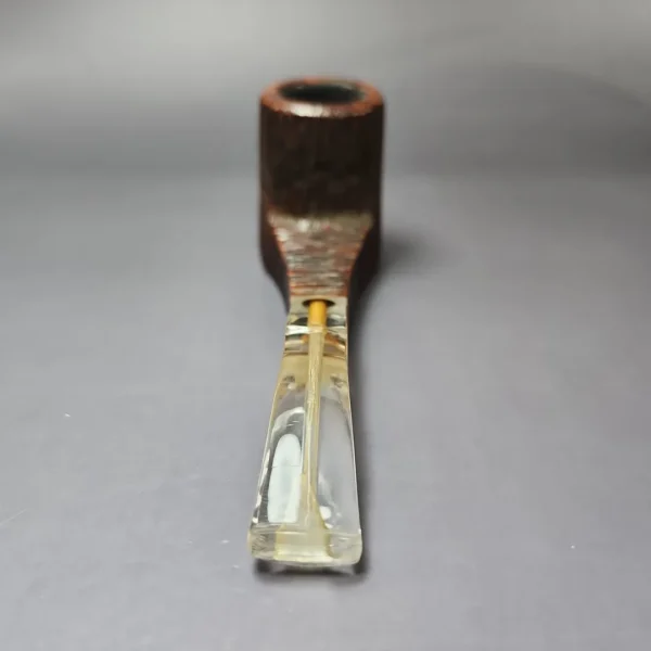 GBD Rockroot 9665 Rusticated Volcano Sitter Estate Briar Pipe, English Estates - Image 9