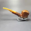 Unknown Smooth Panel Rhodesian w/ Acrylic Estate Briar Pipe, Other Estates - Image 4