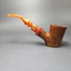 Unknown Smooth Poker Estate Briar Pipe, American Estates - Image 4