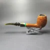 Edward's XL Smooth Egg w/ Acrylic Estate Briar Pipe, American Estates - Image 4