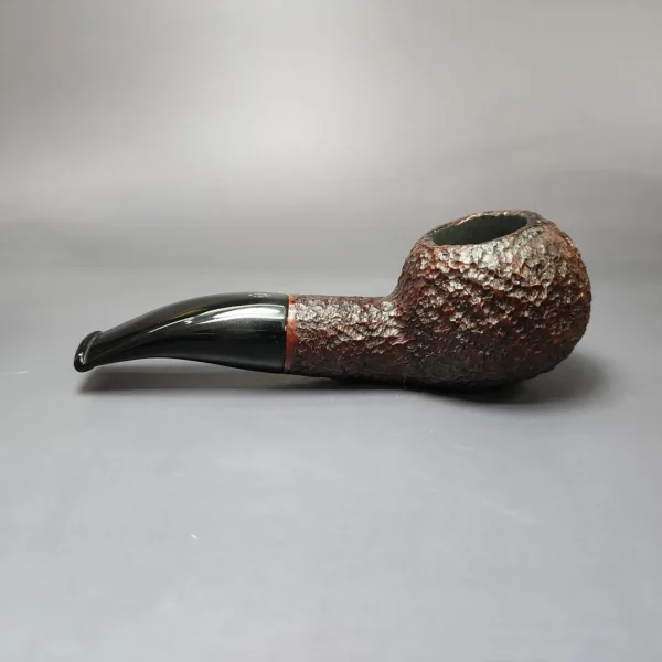 Savinelli Sitting 320 KS Rusticated Author Estate Briar Pipe, Italian Estates - Image 4