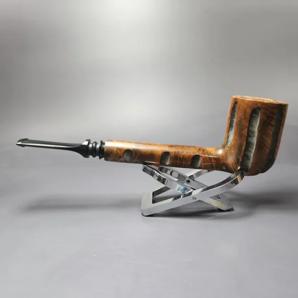 Kaywoodie Ruf-Tone Rusticated Lumberman Estate Briar Pipe, American Estates - Image 4