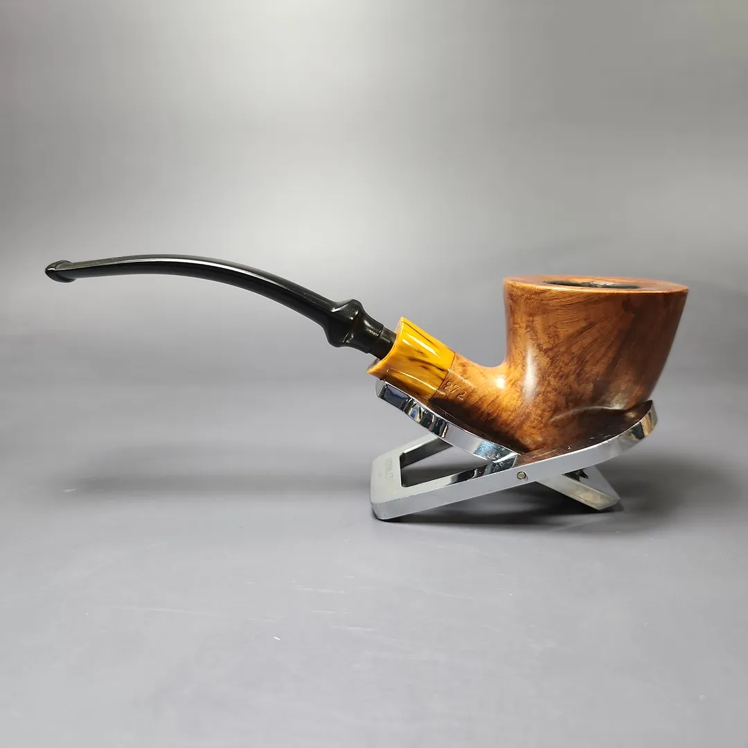 Hilson Unicorn 272 Smooth Dublin w/ Pipenite Estate Briar Pipe, Belgian Estates - Image 4