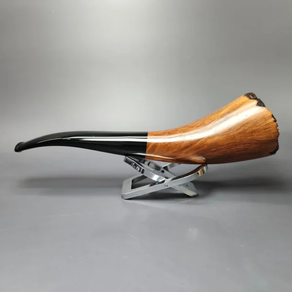 Randy Wiley 1991 Patina 99 Magnum Smooth Horn Estate Briar Pipe, Unsmoked - Image 4
