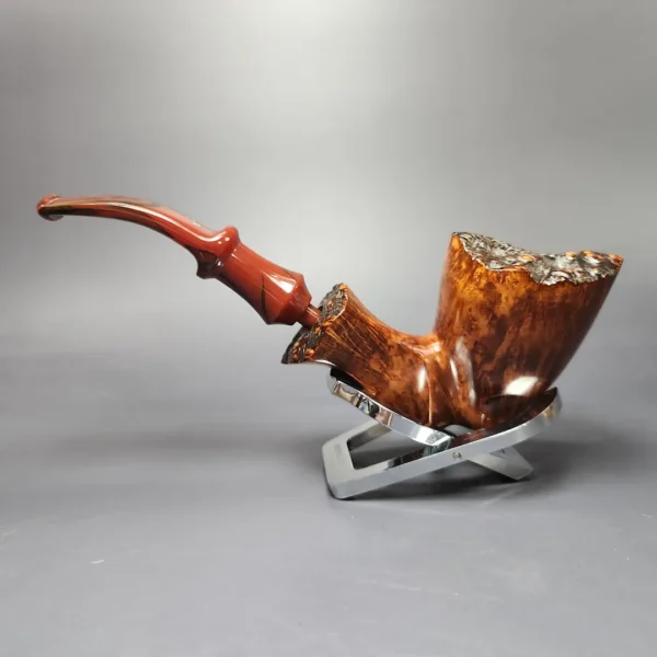 Preben Holm Rungsted Norseman XL Smooth Freehand Estate Briar Pipe, Unsmoked - Image 4