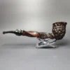 Preben Holm Wengholt Collector 100 Rusticated Spiral Billiard Estate Briar Pipe, Unsmoked - Image 4