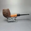 Ser Jacopo R1 XL Rusticated Apple Estate Briar Pipe, Italian Estates - Image 4