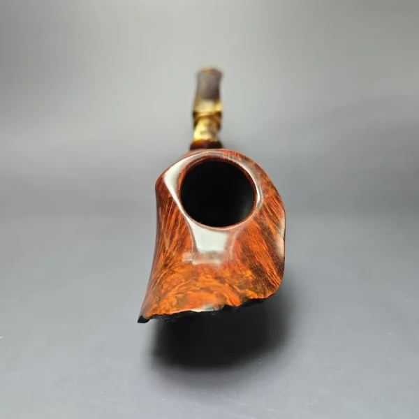 Preben Holm Hallmark H-2 Smooth Freehand Estate Briar Pipe, Unsmoked - Image 4
