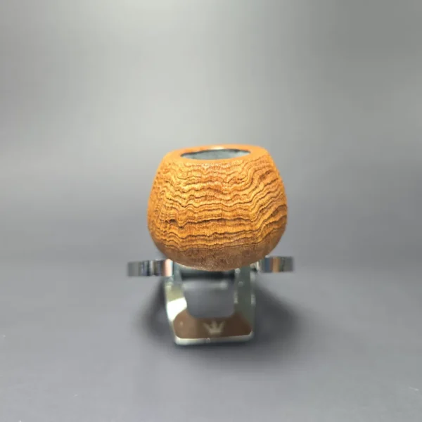 Emiliano Tan Sandblasted Prince w/ Jupati Handmade Briar Pipe, New - Image 4