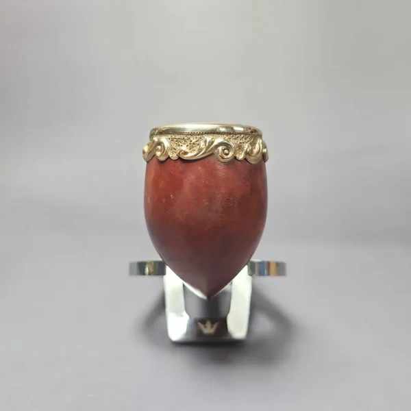 19th c. CPF Best Make Smooth Liverpool w/ Amber Estate Briar Pipe, Unsmoked - Image 4