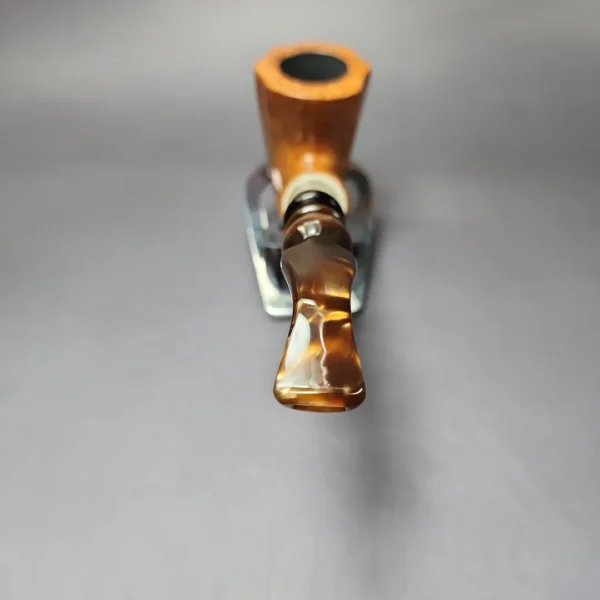 Edward's XL Smooth Freehand Dublin w/ Acrylic Estate Briar Pipe, American Estates - Image 5