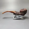 Jobey Perlato 200 Rusticated Bulldog Estate Briar Pipe, American Estates - Image 4