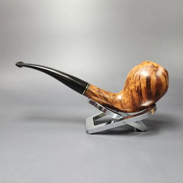 Chacom Smooth Tulip Cutty w/ Brass Estate Briar Pipe, French Estates - Image 4