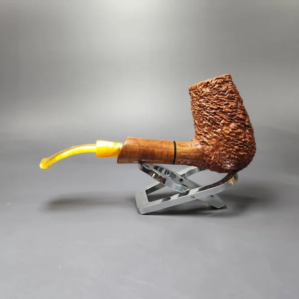 Ascorti Business Rusticated Stack Billiard Estate Briar Pipe, Unsmoked - Image 4