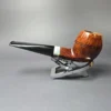 Elwood (Ferndown) Smooth Bulldog w/ Silver Estate Briar Pipe, English Estates, 9mm - Image 4