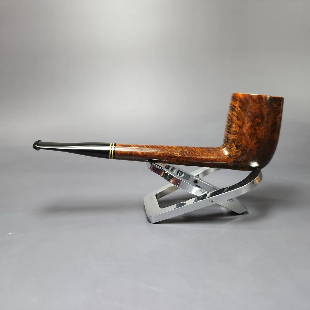 Mina Pipes Smooth Canadian w/ Boxwood Estate Briar Pipe, Unsmoked - Image 4