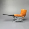 BST (Todd Bannard) 2 Foot Grade Smooth Billiard w/ Imitation Horn Estate Briar Pipe, Unsmoked - Image 4