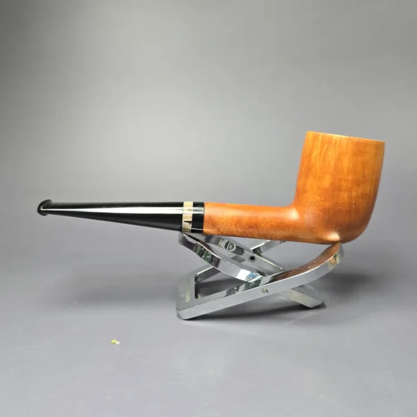 BST (Todd Bannard) 2 Foot Grade Smooth Billiard w/ Imitation Horn Estate Briar Pipe, Unsmoked - Image 4