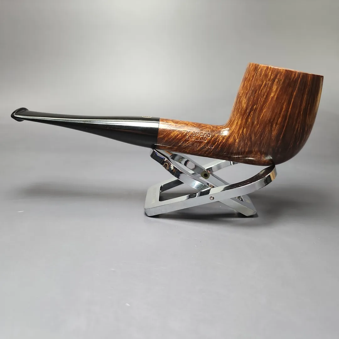 James Upshall B Grade Group 6 Smooth Billiard Estate Briar Pipe, Unsmoked - Image 4