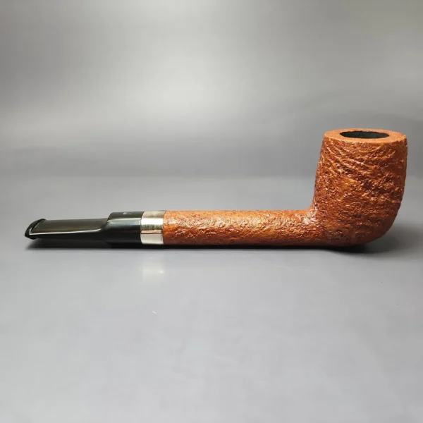 Castleford (Colin Fromm) XL Sandblasted Lumberman Estate Briar Pipe, Unsmoked - Image 4