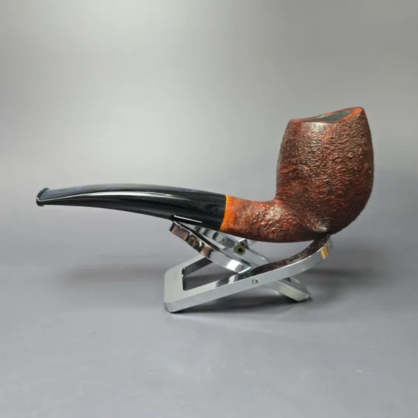 Herriot Pipes Partially Sandblasted Egg Handmade Briar Pipe, New - Image 4