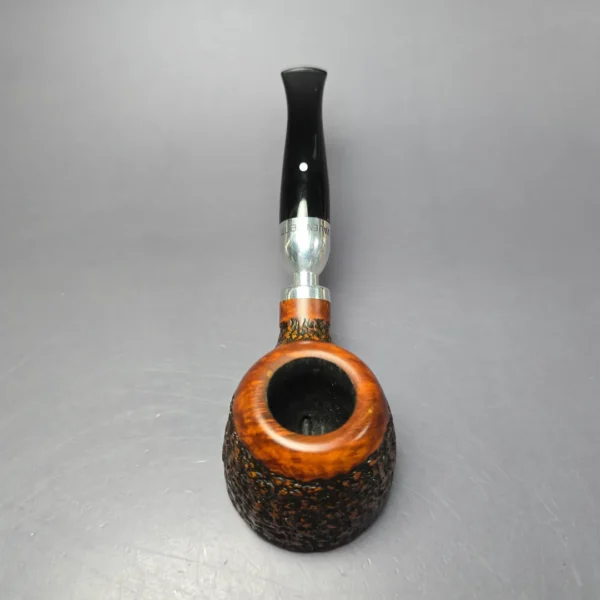 Vauen Venti 3 Partially Rusticated Sitter Estate Briar Pipe, Unsmoked, 9mm - Image 4