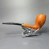 Christophe Wolff Sandblasted Cutty Egg Handmade Briar Pipe, New - Image 4