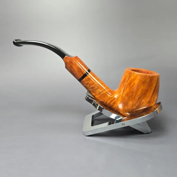 Savinelli New Art 603 Smooth Bent Billiard Estate Briar Pipe, Unsmoked, 6mm - Image 4