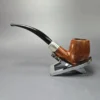 Dunhill 1971 Root Briar 101 Bent Billiard w/ Silver Estate Briar Pipe, English Estates - Image 4