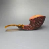 Mastro de Paja 1B Sandblasted Panel Dublin Estate Briar Pipe, Unsmoked - Image 4