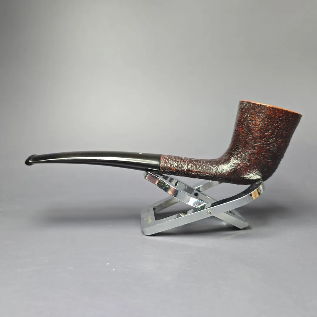 Dunhill 1970 Shell Briar 795 Sandblasted Zulu Estate Briar Pipe, English Estates - Image 4