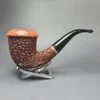 Rinaldo Lithos YY Megas Magnum Rusticated Calabash Estate Briar Pipe, Unsmoked - Image 4