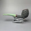 Herriot Pipes Partially Rusticated Egg Handmade Briar Pipe, New - Image 4