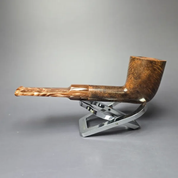Volkan Grade 7 Smooth Golden Contrast Dublin Estate Briar Pipe, Unsmoked, 9mm - Image 4