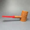 Ryan Alden Queen of Hearts Sandblasted Tipsy Poker Estate Briar Pipe, Unsmoked - Image 4